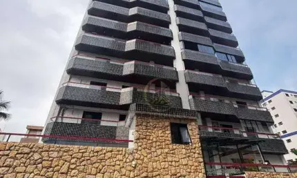 Apartamento com 1 dormitório à venda, 49 m² por r$ 340.000,00 - vila guilhermina - praia grande/sp