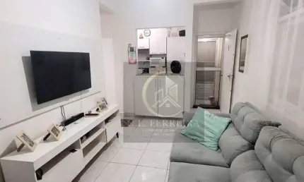 Apartamento com 1 dormitório à venda, 43 m² por r$ 230.000,00 - tupi - praia grande/sp