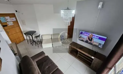 Apartamento com 1 dormitório à venda, 43 m² por r$ 250.000,00 - tupi - praia grande/sp