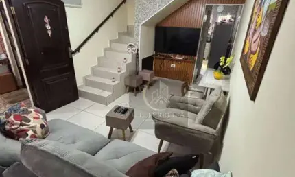 Sobrado à venda, 90 m² por R$ 650.000,00 - Tupi - Praia Grande/SP