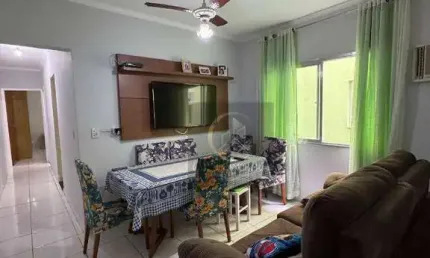 Apartamento com 2 dormitórios à venda, 55 m² por R$ 297.000,00 - Vila Guilhermina - Praia Grande/SP