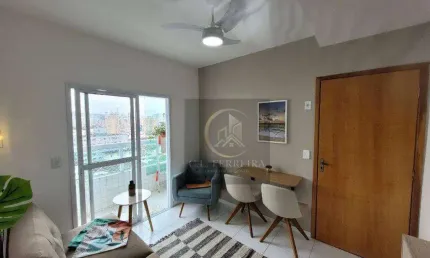 Flat com 1 dormitório à venda, 41 m² por R$ 351.750,00 - Boqueirão - Praia Grande/SP