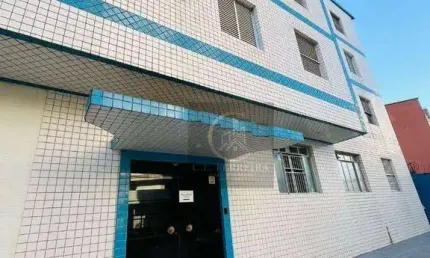 Apartamento com sacada vista mar com 1 dormitório à venda, 44 m² por R$ 238.500 - Vila Assunção - Praia Grande/SP
