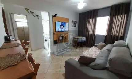 Apartamento com 1 dormitório à venda, 47 m² por r$ 230.000,00 - tupi - praia grande/sp