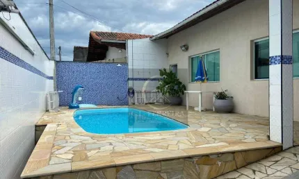 Casa com 4 dormitórios à venda, 275 m² por R$ 750.000,00 - Balneario Oceanópolis - Mongaguá/SP