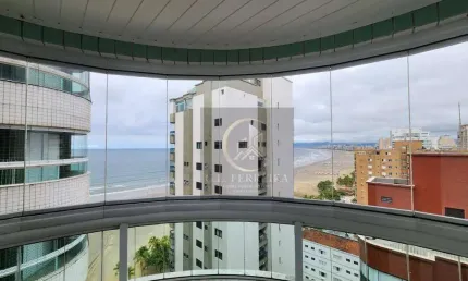 Apartamento com 3 dormitórios à venda, 137 m² por R$ 1.180.000,00 - Canto do Forte - Praia Grande/SP