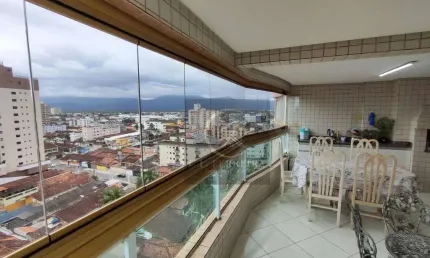 Apartamento com 3 dormitórios à venda, 115 m² por r$ 750.000 - aviação - praia grande/sp