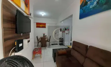 Apartamento com 1 dormitório, sacada, à venda, 37 m² por r$ 250.000 - mirim - praia grande/sp