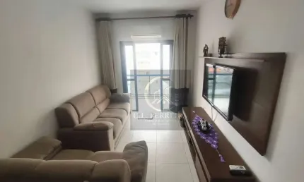 Apartamento com 1 dormitório à venda, 58 m² por R$ 270.000 - Aviação - Praia Grande/SP