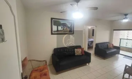 Apartamento com 2 dormitórios à venda, 75 m² por r$ 410.000 - aviação - praia grande/sp