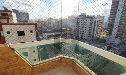 Apartamento com 3 dormitórios à venda, 145 m² por r$ 750.000 - tupi - praia grande/sp