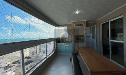 Apartamento com 3 dormitórios à venda, 135 m² por r$ 950.000 - aviação - praia grande/sp