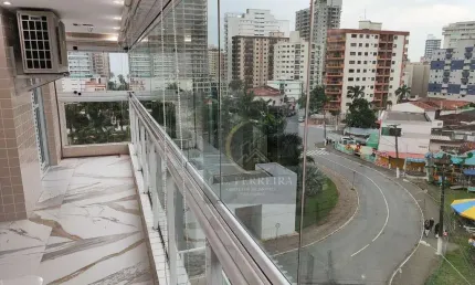 Apartamento com 3 dormitórios à venda, 114 m² por R$ 820.000 - Caiçara - Praia Grande/SP