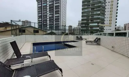 Apartamento com 2 dormitórios à venda, 60 m² por R$ 355.000,00 - Vila Guilhermina - Praia Grande/SP