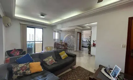 Apartamento com 3 dormitórios à venda, 140 m² por r$ 580.000,00 - vila guilhermina - praia grande/sp