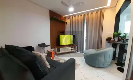 Apartamento vista mar com 1 dormitório à venda por R$ 350.000 - Tupi - Praia Grande/SP