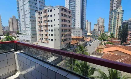 Apartamento com 1 dormitório à venda, 45 m² por r$ 290.000,00 - tupi - praia grande/sp