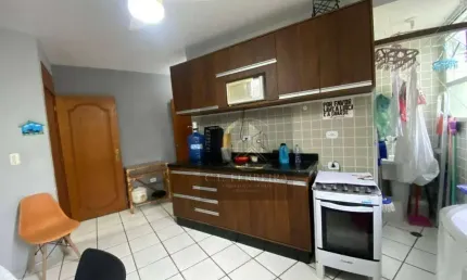 Apartamento com 1 dormitório à venda, 38 m² por r$ 200.000,00 - vila caiçara - praia grande/sp