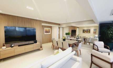 Apartamento à venda, três suítes,sendo, um  suíte máster  com closet, gabinete, nascente total, 135m² , Alphaville I, Salvador - Bahia.