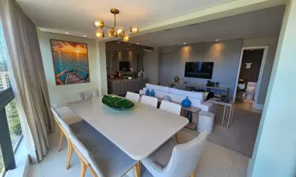 Lindo apartamento para  LOCAÇÃO , 3/4 sendo 1 suíte, vista mar e  livre, porteira fechada, andar alto, Alphaville I, Paralela,  Salvador-Ba