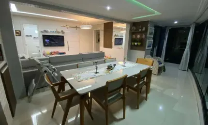 Ótimo apartamento à venda na Paralela, 113m², três quartos, 1suíte, três vagas de garagens, Paralela, ED. Soho