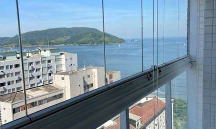 Apartamento com 3 Quartos, Vista Mar e Varanda Gourmet na Quadra da praia!