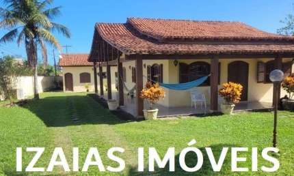 COD 436: LINDA CASA PRÓXIMA A PRAIA DE ITAÚNA- SAQUAREMA.