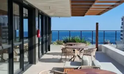 Quarto e Sala na Barra - Mobiliado - Vista Mar - Blue Barra Rua Marquês de Caravelas Barra, Salvador, PORTEIRA FECHADA