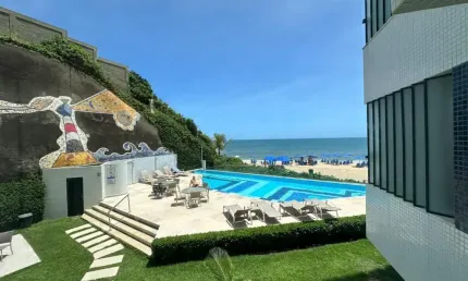 APARTAMENTO PRA LOCAÇÃO NO TERRAZZO RIO VERMELHO.  1/4 VISTA MAR MOBILADO.