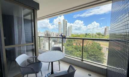 Apartamento para LOCAÇÃO ANUAL 1/4 VISTA AVENIDA  em ONDINA - Beach Class Salvador. 