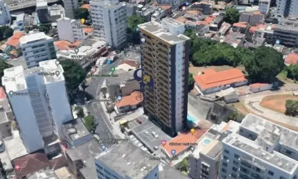 Barra apartamento 1/4 decorado com infraestrutura completa e 1 vaga cobertas  (que cabe dois pequenos ) nascente e andar alto 