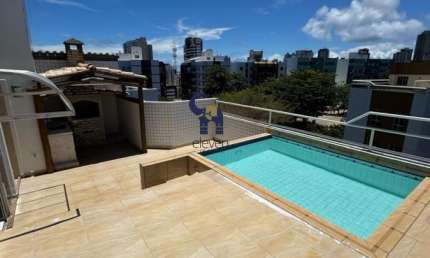 OPORTUNIDADE - COBERTURA DUPLEX NO RIO VERMELHO COM PISCINA  -  2 QUARTOS COM SUÍTE, DEPENDÊNCIA ( PODENDO SER UM ESCRITÓRIO, QUARTO, CLOSET ETC..)