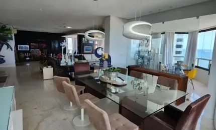 APARTAMENTO ALTO LUXO MANSÃO BERNARDO BERTOLUCCI - 3 SUITES COM 5 VAGAS  VISTA MAR PERMANENTE