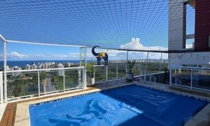 LUDCO (AVALON), COM 377M². COBERTURA PENTHOUSE A VENDA. GREENVILLE | PATAMARES | SALVADOR – BA. VISTA MAR, NASCENTE TOTAL.