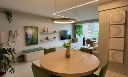 APARTAMENTO À VENDA NO CIDADE JARDIM -3/4 COM SUÍTE + GABINETE INFRA E DUAS VAGAS