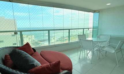 TERRAZZO ONDINA LUXO! VISTA MAR! 2/4 SUÍTE, 117 M², VARANDA, 02 GARAGENS SOLTAS.