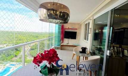 OPORTUNIDADE PLATNO - PATAMARES, APARTAMENTO 3 SUÍTES, SENDO A MASTER COM CLOSET, LAVABO, VARANDA GOURMET COM CHURRASQUEIRA, COZINHA E ÁREA DE SERVIÇO.