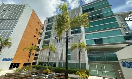Cloc marina residence  1/4 sala, alto luxo, 60m2, vista mar cinematográfica, imóvel novo nunca habitado
