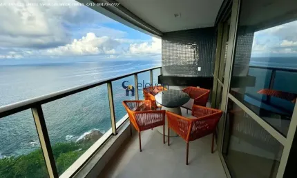 APARTAMENTO PARA ALUGUEL NO BEACH CLASS SALVADOR BAIRRO: ONDINA  PORTEIRA FECHADA VISTA MAR