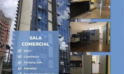Sala comercial 65m² bairro santo agostinho - belo horizonte/mg