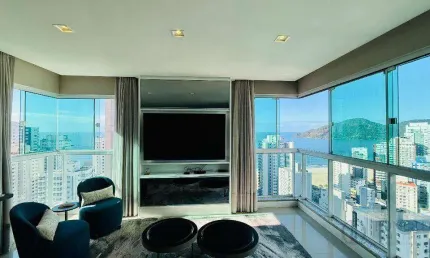 Apartamento Vista Mar com 3 suítes à venda, 114 m² por R$ 2.890.000