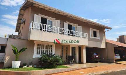 Sobrado em Condomínio Fechado com 3 dormitórios à venda, 250 m² por R$ 1.290.000 - Residencial Santa Clara - Londrina/PR