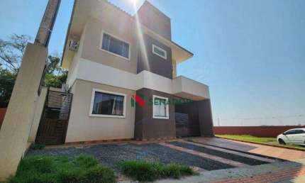 Lindo Sobrado em Condomínio Fechado com 3 dormitórios à venda, 139 m² por R$ 800.000 - Heimtal - Londrina/PR