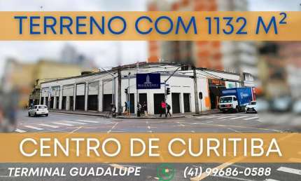 Terreno comercial à venda na Rua João Negrão, 522, Centro, Curitiba