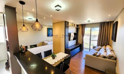 Lindo Apartamento de 2 quartos, com CLOSET, 100% Mobiliado