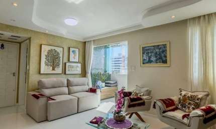 Apartamento à venda em Salvador - BA, bairro Vitória: 4 quartos, 2 salas, 3 banheiros, 3 vagas, 116m². Venha conferir!