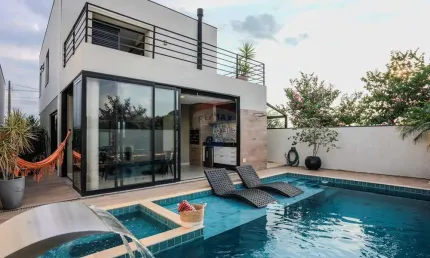 Casa Mobiliada à Venda em Itupeva com Piscina Aquecida – 220 m², aceita apartamento até R$ 500 mil