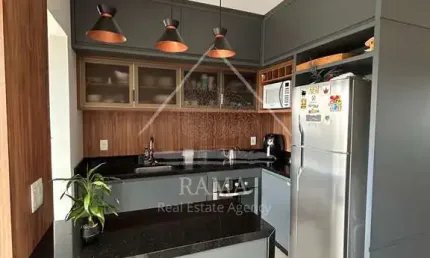 Apto mobiliado, pronto para morar em excelente localização no vila estrela!