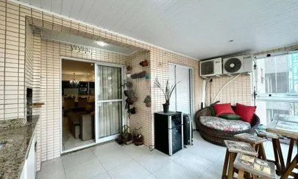 Apartamento com 3 quartos à venda em canto do forte - sp