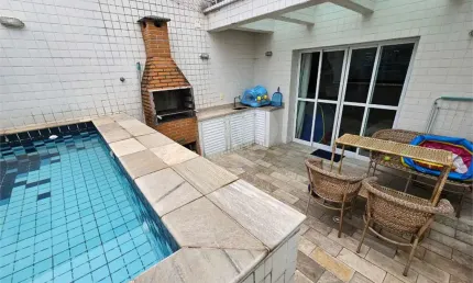 Cobertura com 3 quartos à venda ou para locação em marapé - sp